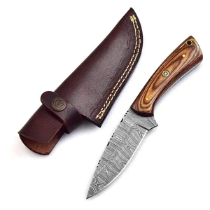 Couteau de chasse personnalisé avec lame et manche en acier inoxydable pour équipement de plein air, couteaux fabriqués en usine à vendre - Product Image 1
