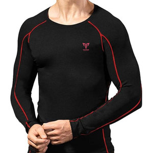 Chemises de compression en tissu sergé tricoté, anti-rides, légères, écologiques, pour un confort optimal et des performances sportives quotidiennes - Product Image 6