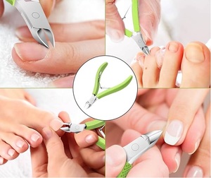 15 cortaúñas de alta resistencia para cortar uñas gruesas y duras y para el cuidado profesional de los pies, con mango largo y suave. - Product Image 5