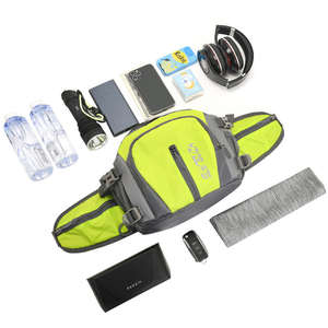 Riñonera Deportiva de Gran Capacidad para Fitness, con Cierre de Cremallera, para Correr, Senderismo al Aire Libre, con Bolsillo para Móvil y Botella - Product Image 4