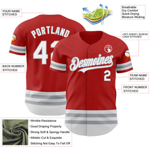 เสื้อเบสบอลสำหรับการแข่งขันระดับสูงสุด ผลิตจากโพลีเอสเตอร์ 100% แห้งเร็ว แบบซับลิเมชั่น ติดกระดุม  เสื้อกีฬา  โลโก้สั่งทำได้  เสื้อสำหรับเด็ก - Product Image 2