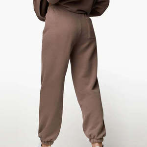 Ensemble 2 pièces en molleton de coton avec logo personnalisé, respirant, léger, streetwear, jogging, créez votre propre survêtement unisexe - Product Image 2