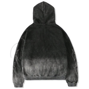 Nueva Llegada de Sudaderas con Capucha para Hombre de Alta Calidad, Venta al por Mayor de Fábrica, Diseño Personalizado, Sudadera con Capucha de Moda con Pedrería para Hombre - Product Image 2
