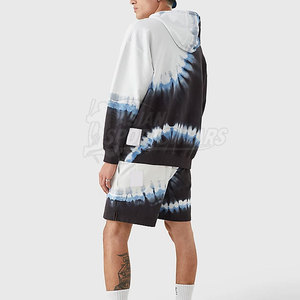 Ensemble sweat à capuche et short pour un style de vie actif, confort premium quotidien, léger, toucher doux, coupe décontractée, en vente - Product Image 5