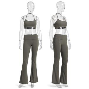 Conjunto Deportivo para Mujer de Primera Calidad, Secado Rápido, Transpirable, 2 Piezas, Ropa Deportiva para Entrenamiento, Venta al Por Mayor - Product Image 1