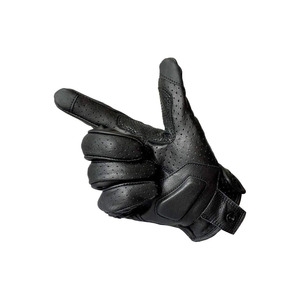 Gants de moto Samroz Sports en cuir véritable, respirants, écologiques, compatibles écran tactile, antidérapants, pour hommes, toutes saisons - Product Image 4