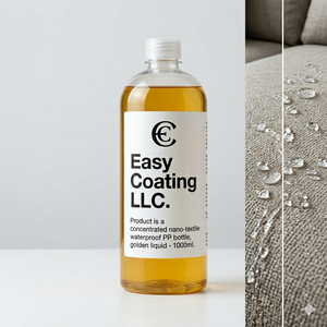 Easy Coating LLC Líquido Impermeabilizante Nano Concentrado Dorado para Telas de Sofá, 1000 ml - Product Image 4