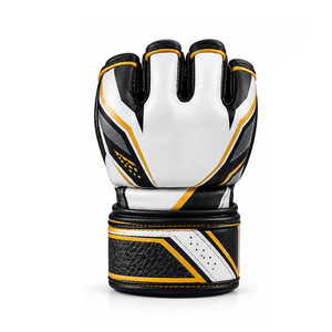 Guantes de MMA Hechos con Material 100% Cuero Genuino, Diferentes Diseños, Guantes de MMA Hechos a Medida, Guantes de MMA Multifuncionales - Product Image 2