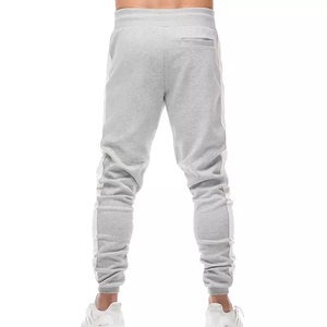 กางเกงขายาวผู้ชายทรงตรงลายทาง รุ่นใหม่ บริการ OEM คุณภาพดีที่สุด สินค้ามาใหม่ แห้งเร็ว เนื้อผ้านุ่ม กางเกงวอร์ม - Product Image 6