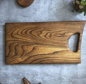Solid <b>Wood</b> Chopping/Cutting Board-Durable Eco-Friendly Kitchenware Natural Grains 1.5cm Thick Dishwasher Safe for - Product Image 1