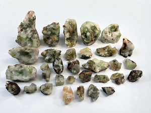 Vente en gros de spécimens minéraux de calcite verte naturelle brute, pierres de guérison, pierres brutes, objets d'art, objets de collection, décoration intérieure - Product Image 2