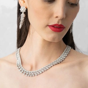 Collar de Diamantes Cultivados en Laboratorio de Alta Moda en Oro Blanco de 14K y 27.00 Ct, Exclusivo para Mujer, Joyería Fina de Lujo con Certificado IGI, Regalo - Product Image 5