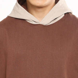 Survêtement coupe-vent décontracté pour homme, design personnalisé, à capuche, uni, en coton 100% - Product Image 5