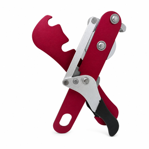 Descenteur de sécurité auto-freinant en aluminium anodisé certifié CE EN341 HM A906 anti-panique, 368g pour l'escalade, corde de 9 à 12 mm - Product Image 4