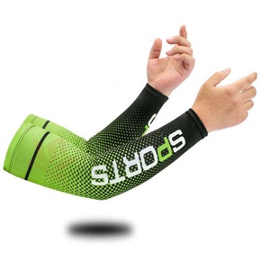 Manchons de sport SPARKWELL INDUSTRIES, noirs et blancs, à pois dégradés, anti-UV, séchage rapide, 100 % polyester, unisexe - Product Image 2