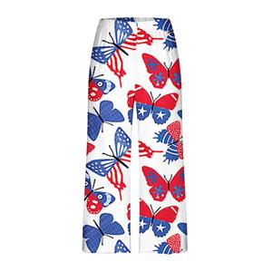 <b>Women's</b> High Waist Elastic Waist Breathable Eco-Friendly Ankle-Length Wide Leg Pants Floral Pattern Loose Fit Elegant Spring - Product Image 5