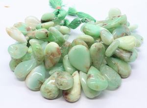 ลูกปัดคริสโซเพรสธรรมชาติ AAA รูปทรงลูกแพร์เรียบเนียน ขนาด 8 นิ้ว ยาว 15x24 มม. ลูกปัดคริสโซเพรสเรียบเนียน - Product Image 4