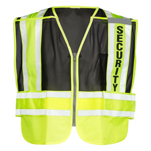 Security Construction Work Wear Reflective High Visibility Waterproof Safety Multi Pocket Worker Vest - Product Image 5