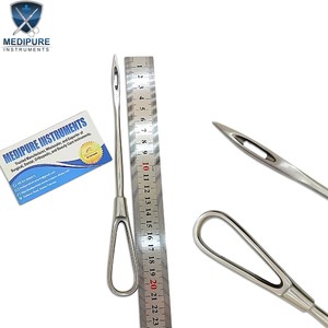 <b>Top</b> Selling Buhner Suture Needle Stainless Steel Veterinary Obstetric <b>Tool</b> for Uterine Prolapse Repair Instruments - Product Image 2