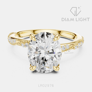 14KT White Gold 2.42CT Oval Cut Lab Grown Diamond Engagement Ring IGI Certified F+ Color VS+ Clarity Bridal Promise Ring Women - Product Image 5
