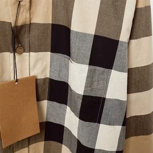 Camisa de Negocios de Manga Larga para Hombre, 100% Algodón, Estilo Casual, con Logotipo Personalizado, Botones Vintage, Técnica Burberry, Corte Slim, Transpirable, Estilo Londres - Product Image 4