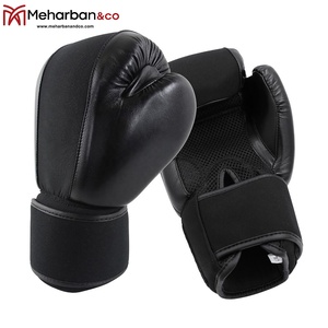 Gants de boxe personnalisés en cuir Pu de haute qualité, formation Pro OEM ODM Logo personnalisé en cuir véritable, créez vos propres gants de boxe - Product Image 2