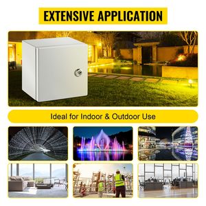 Armadio Elettrico in Metallo NEMA 4X 8x8x6FT IP66 Resistente ad Acqua e Polvere per Uso Esterno e Interno con Livello di Protezione IP65/IP67 - Product Image 2