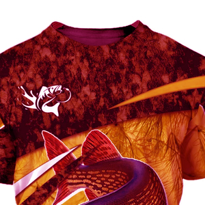 T-shirt de sport pour homme, coupe classique, confortable, vêtements de plein air, design personnalisé, imprimé par sublimation, vêtements décontractés, pêche, séchage rapide - Product Image 2