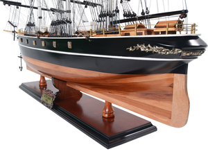 T123 - Maqueta de Barco Cutty Sark Sin Velas, Decoración Náutica de Madera Hecha a Mano, Regalo de Navidad para Coleccionistas Marítimos, 86Lx27Wx67H cm - Product Image 5