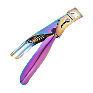 Professional Stainless Steel False Nail Tip Curved-Blade Nail Clipper Nail Art Manicure Tool Trimmer Tool for Finger <b>Edge</b> <b>Cutter</b> - Product Image 5