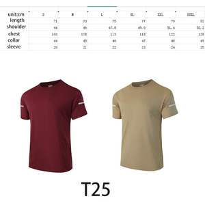 Wholesale Custom Back Brand Logo Cotton/Polyester O-Neck Short Sleeve Regular Fit <b>Men's</b> T-<b>Shirt</b> Knitted Plain Casual Quick Dry - Product Image 4