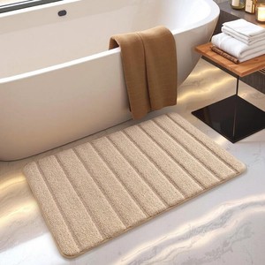 Tapis de bain personnalisés en gros, séchage rapide, design élégant, en coton, fabriqués à la machine pour salles de bain - Product Image 4