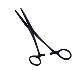 Ciseaux de traumatologie en acier inoxydable noir, ciseaux à pansements, 5,5 pouces, hémostatique droit, kit de premiers secours d'urgence médicale - Product Image 5