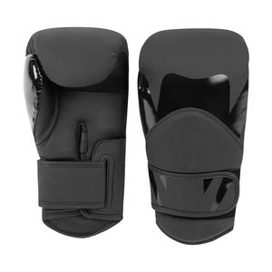 Guantes de Boxeo de Cuero para Hombre, Piel de Vacuno Genuina, con Cordones, para Competencia, 10oz 12oz, Espuma de Látex Multicapa, Guantes Profesionales para Sparring - Product Image 1