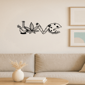 Singolo squisito per la lettera di amore ciondolo decorativo in metallo Versatile affascinante aggiunta per salotti camere da letto vari altri - Product Image 3