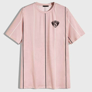 เสื้อยืดคอกลมทรงหลวมแฟชั่นดีไซน์ใหม่ล่าสุดขายดีปี 2026 ผลิตจากผ้าฝ้าย 100% พิมพ์ลายหลากสีสำหรับผู้ชาย - Product Image 1