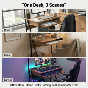 Wholesale Corner Computer <strong>Desk</strong> with Storage Shelves Home Office Multi-Use Small Space <strong>Desk</strong> <strong>Compact</strong> Escritorio Para Computadora - Product Image 5