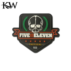 Target practice 3D PVC Tactical luminous embroidery Patch Hook Backing tactic Outdoor Backpack Rubber embroidery Capsule <b>Badge</b> - Product Image 2