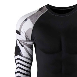 Maillot de surf Rash Guard pour hommes, vêtement de protection solaire, Rash Guard de compression pour hommes, Rash Guards avec OEM ODM - Product Image 3