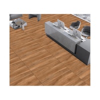 Carreaux de sol/mur modernes 600x1200 en porcelaine vitrifiée brillante antidérapante, aspect papier peint 3D imitation bois, isolation thermique, pour 5 pièces
