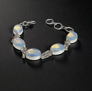 Pulsera Unisex de Alta Calidad con Cadena de Aleación y Cuarzo Rosa, Estilo Boho, con Piedras Naturales, Talla Única, Superventas - Product Image 2