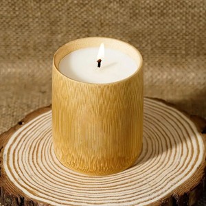 Luxury <b>candle</b> <b>set</b> premium quality handmade bamboo <b>candles</b> for indoor house fragrance decorations - Product Image 3