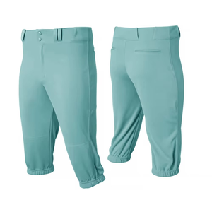 Wholesale Athletic Wear Baseball <b>Knickers</b> Knee Length Shorts Durable 100%Polyester Breathable Moisture Wicking <b>Sports</b> Pant - Product Image 1