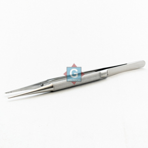 Pinzas de Microcirugía de Acero Inoxidable, Instrumento Quirúrgico Manual con Certificación CE, Clase I - Product Image 1
