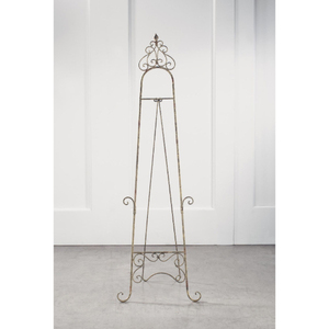 Antique Metal Painting <b>Easel</b> <b>Stand</b> with Ornate Scroll Design for Home Decor Display Handmade Floor <b>Easel</b> On Sale - Product Image 6