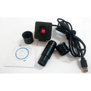 Caméra de microscope CMOS 5MP avec connectivité USB |   Imagerie haute résolution à mise au point manuelle pour la recherche en laboratoire - Product Image 1
