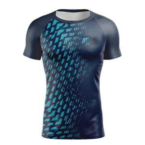 Hommes été Rash Guard Anime Compression chemise Fitness séchage rapide course Gym chemises athlétique serré Sport Rashgard - Product Image 1