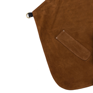 Tablier de coiffure en cuir réglable à la taille pour barbier, styliste et usage en salon - Product Image 4