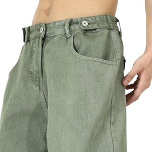 Jean ample et large pour homme, style vintage noir, pantalon en denim décontracté, mode streetwear urbaine - Product Image 5
