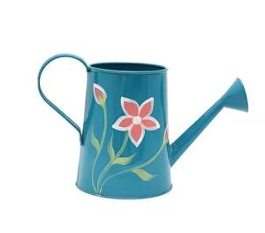 Arrosoir en métal de grande taille, pot à eau de jardin en acier inoxydable pour plantes - Product Image 6